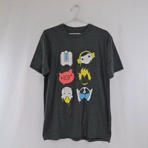 Overwatch Battle Spray T-Shirt Blizzard Entertainment Jinx Mens M L New